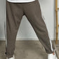 Baggy pants with side stripes "Rony" - chocolate