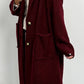 Coat "Feel Good" - burgundy