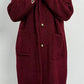 Coat "Feel Good" - burgundy