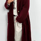 Coat "Feel Good" - burgundy