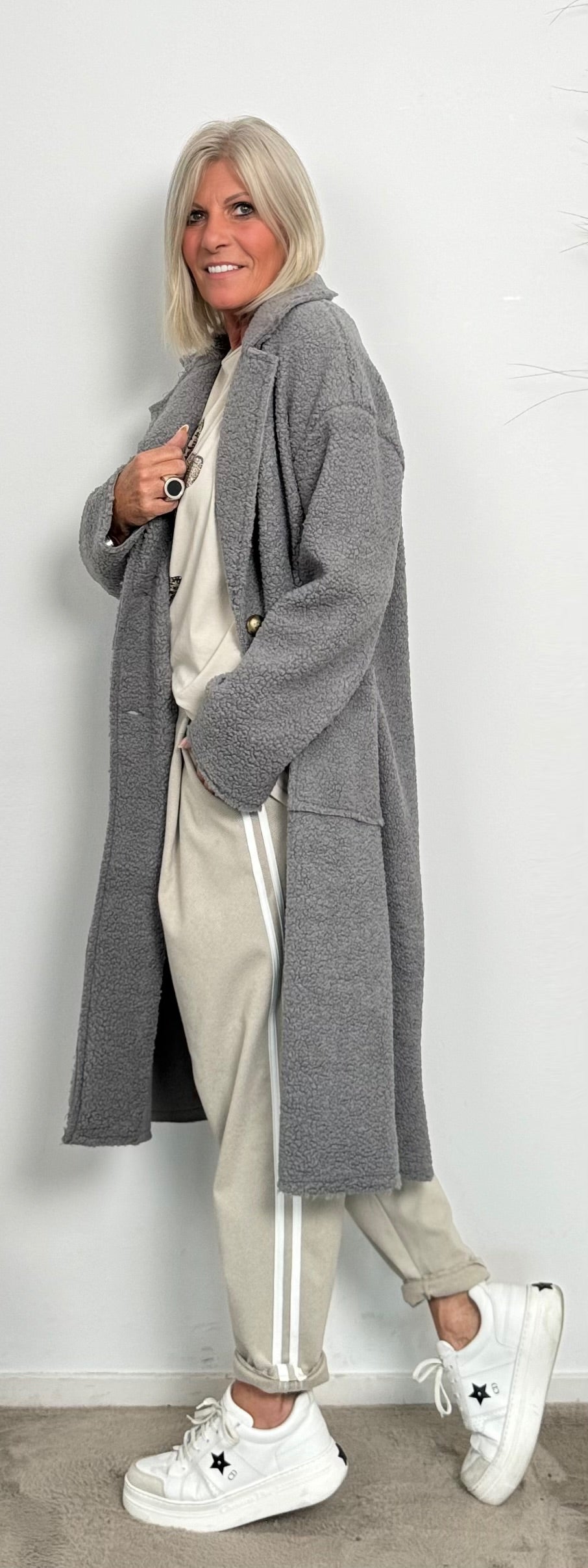 Coat "Feel Good" - grey