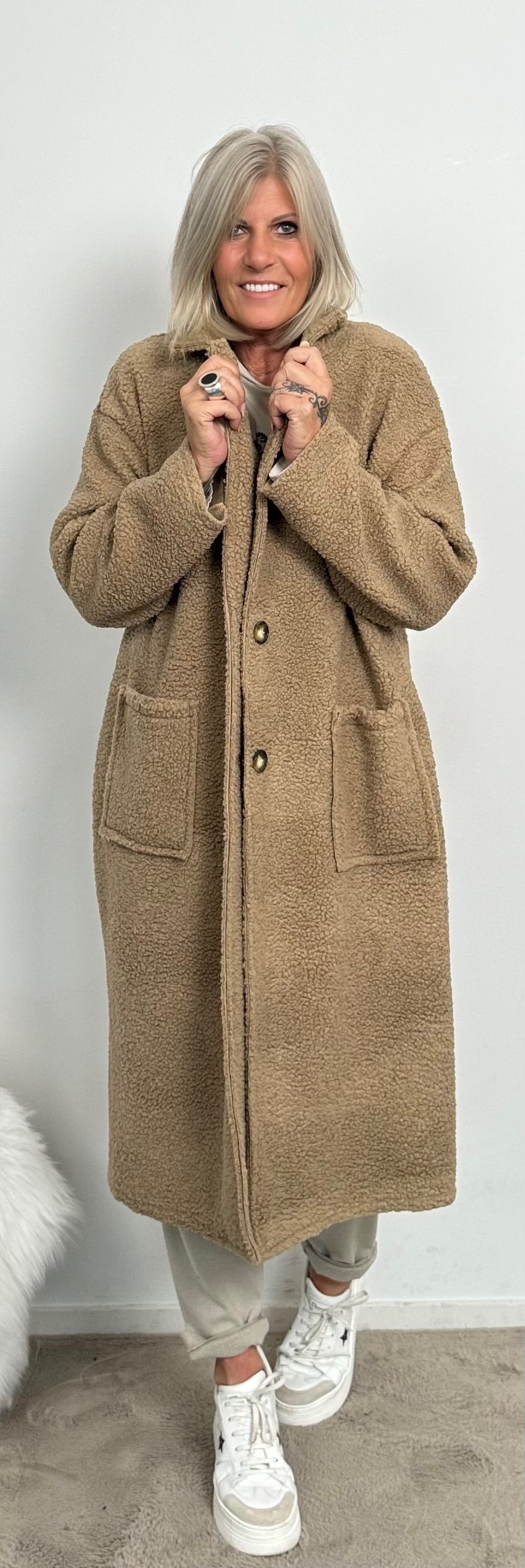 Coat "Feel Good" - beige