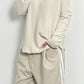 Baggy pants with side stripes "Rony" - beige