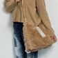 Kastiger Strick Blazer "Ramona" - camel