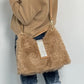 Boxy knit blazer "Ramona" - camel