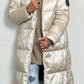 Quilted coat "Infinity" - beige