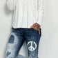 Jeans pants "Peace" - denim