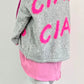 Pullover Modell "Ciao" - grau