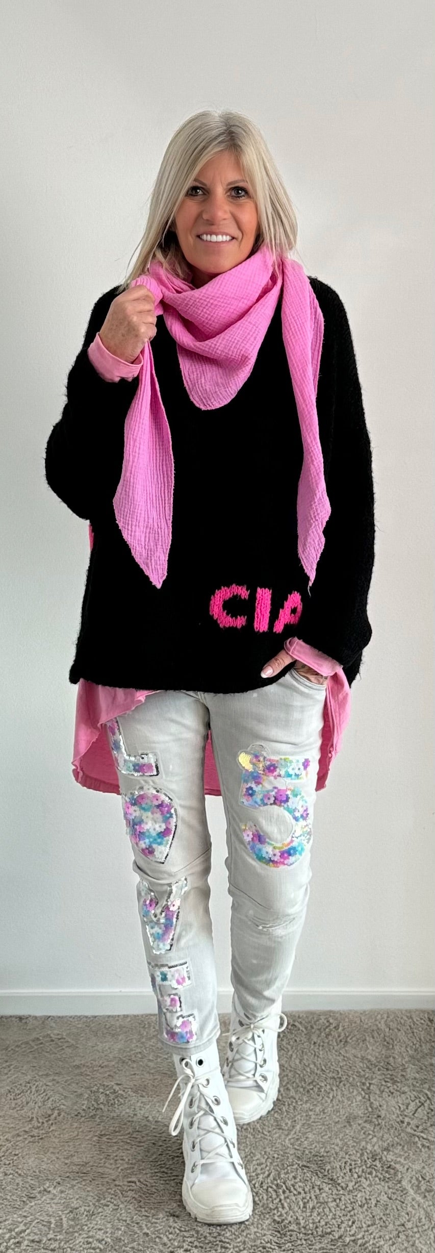 Sweater model "Ciao" - black