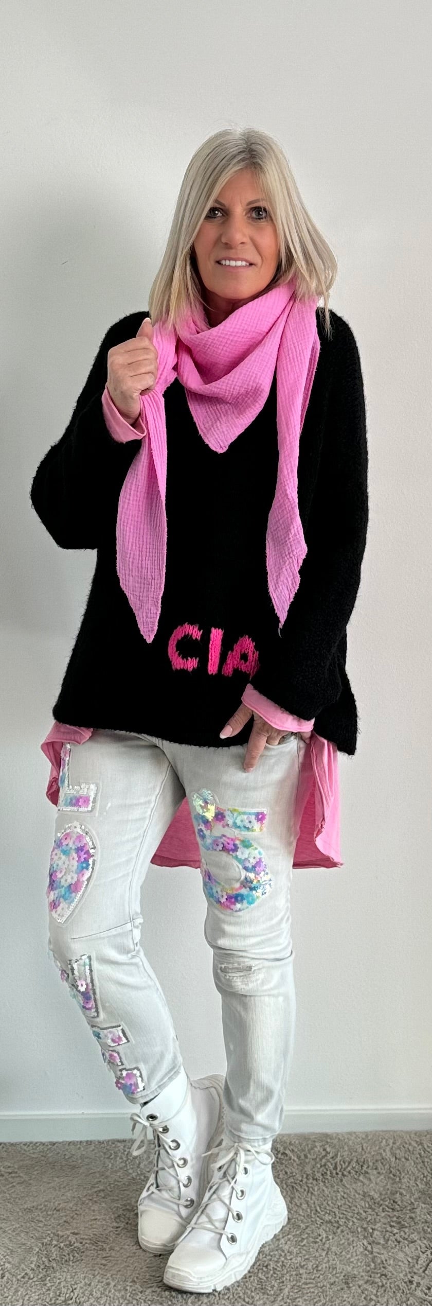 Sweater model "Ciao" - black