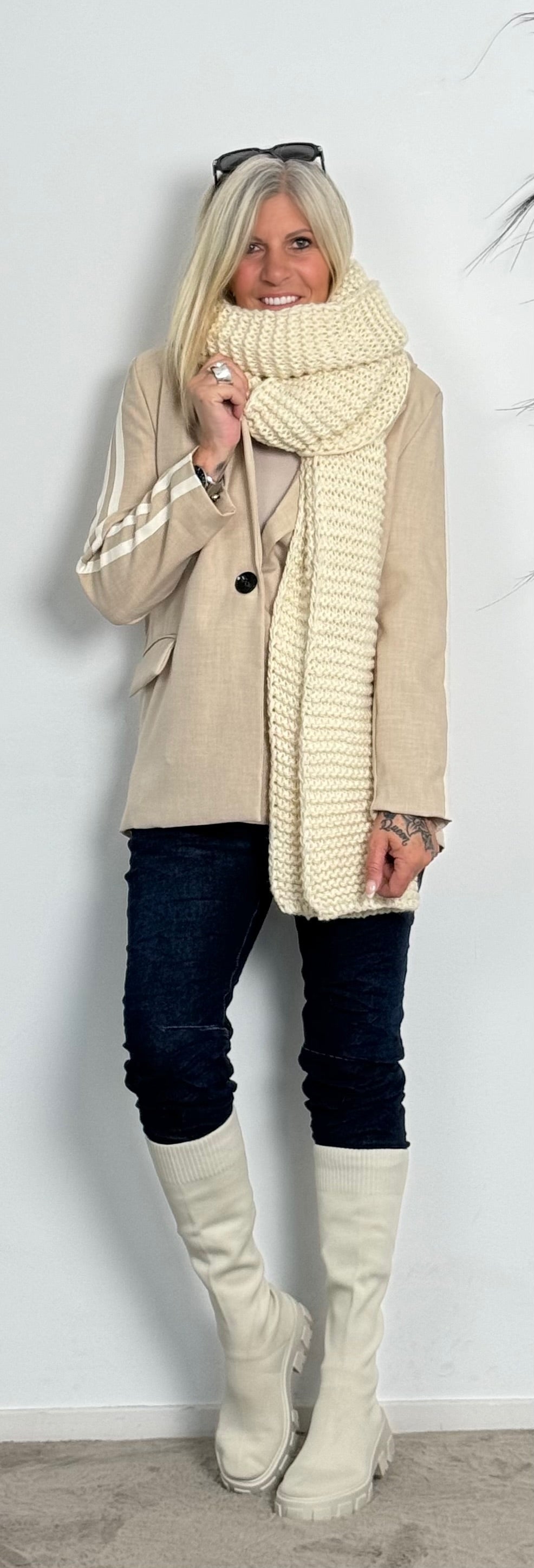 Blazer "Time" - beige