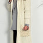 Chunky knit coat "Svenja" - beige