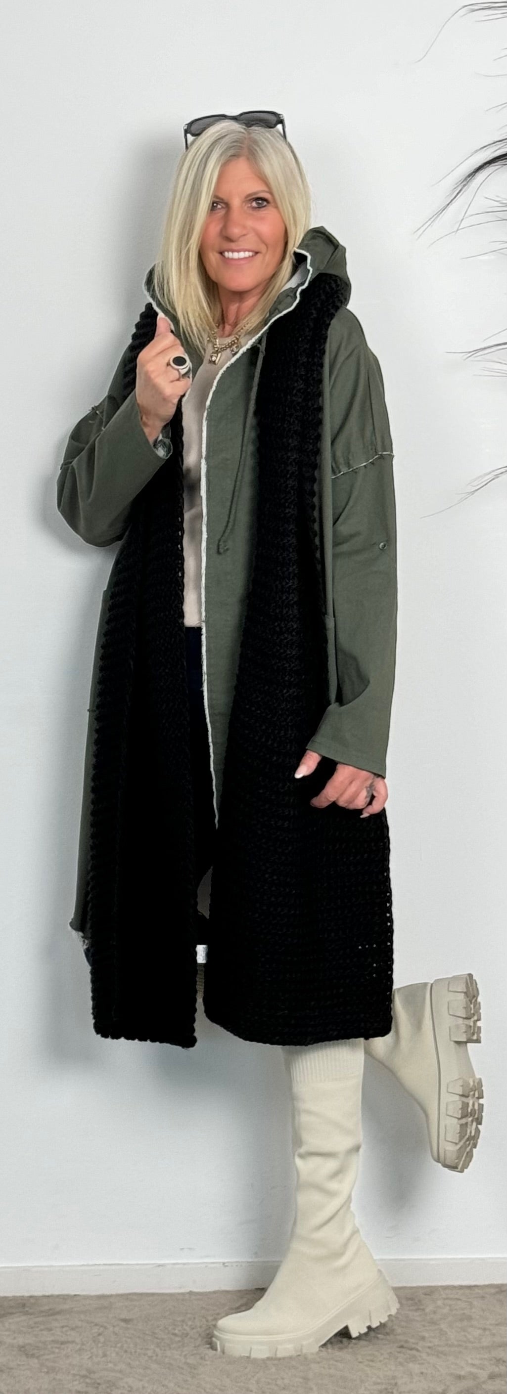 Coat "N*5" - olive