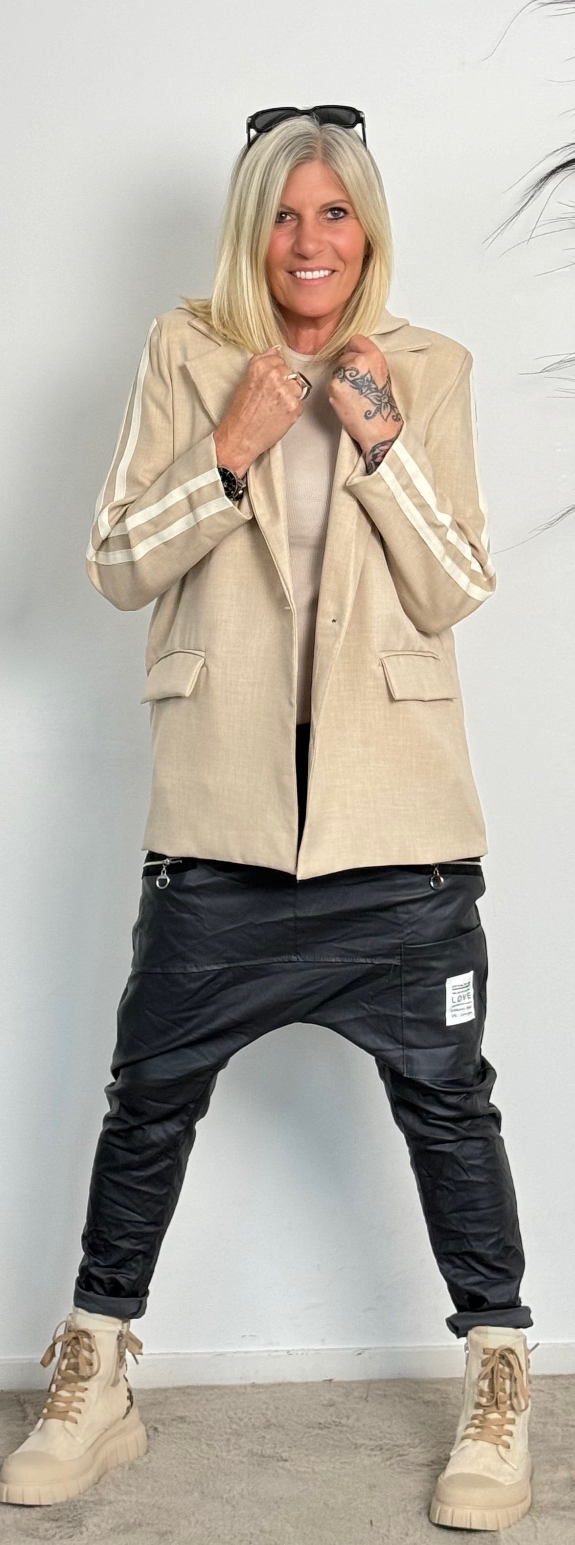 Blazer "Time" - beige