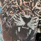 Jogg-Jeans im Used Look Leopard - denim