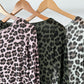 Cashmere Shirt mit leo Muster - 3 Farben