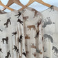 Cashmere Shirt mit Tierprint Muster - Tiger/Leopard/Zebra