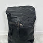 Leather-look backpack, model "City Fold" - black