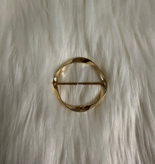Ring with center bar - gold