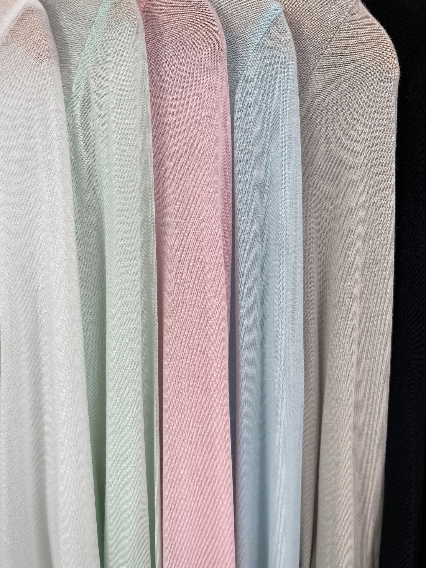 Lichtgewicht kasjmier overhemd - zwart