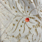 2nd choice floral lace blazer - vanilla