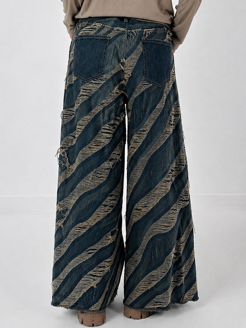 Stylische Wide Leg Jeans - denim-mude