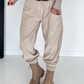 Cordhose mit Gürtel - beige ( lieferbar ab ca. 18.09.26))