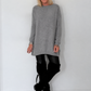 Longpullover - grau