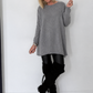 Longpullover - grau