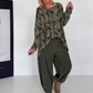 Shirt im Allover-Camouflage-Look - oliv-mehrfarbig