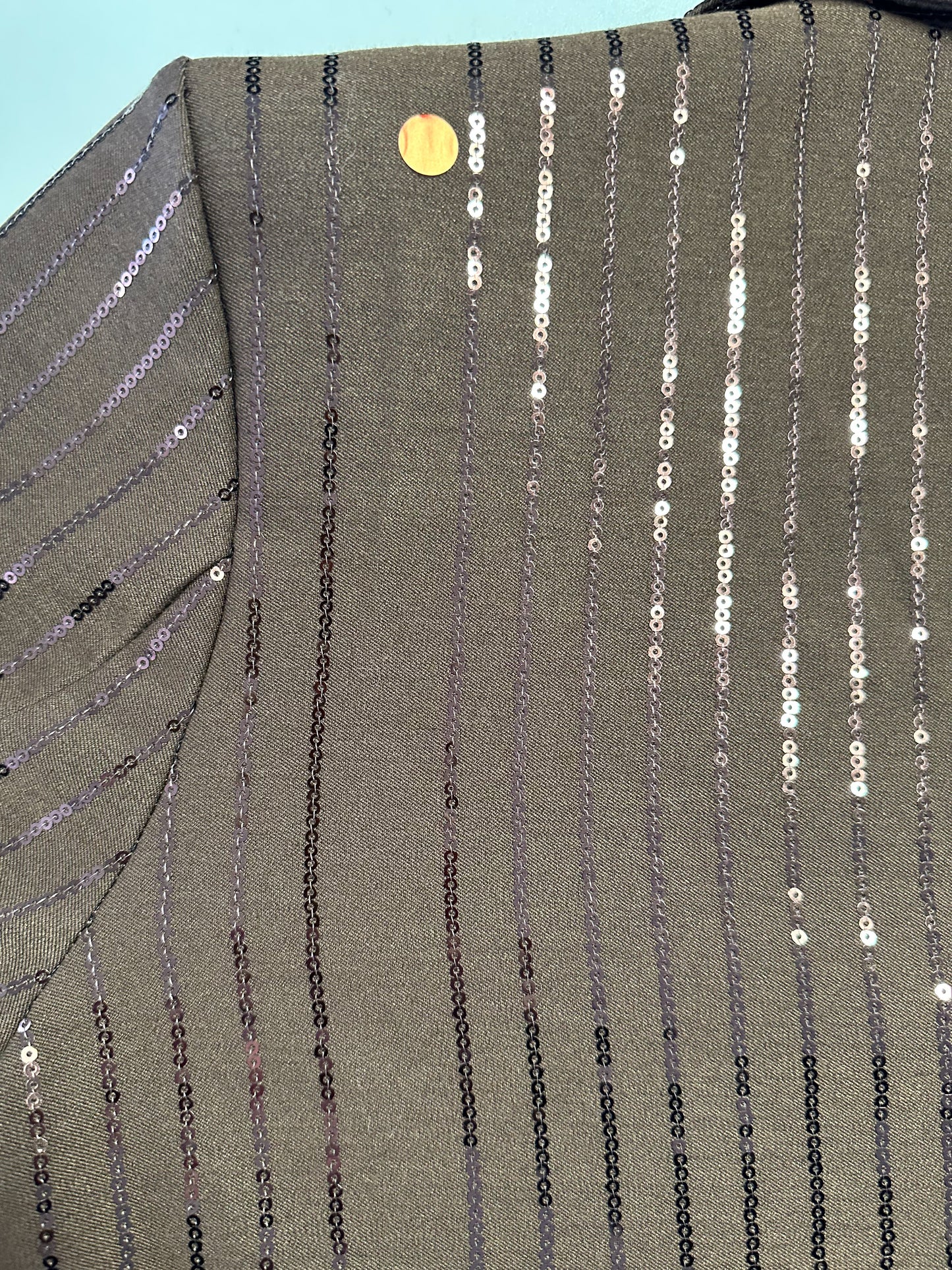 2. Wahl Blazer Modell "Midnight Sparkle" - dunkelbraun-braune Pailletten