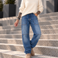 Ballonjeans mit großen Taschen - denim