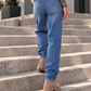 Ballonjeans mit großen Taschen - denim