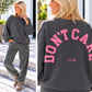 Sweater Don’t Care Club - anthrazit