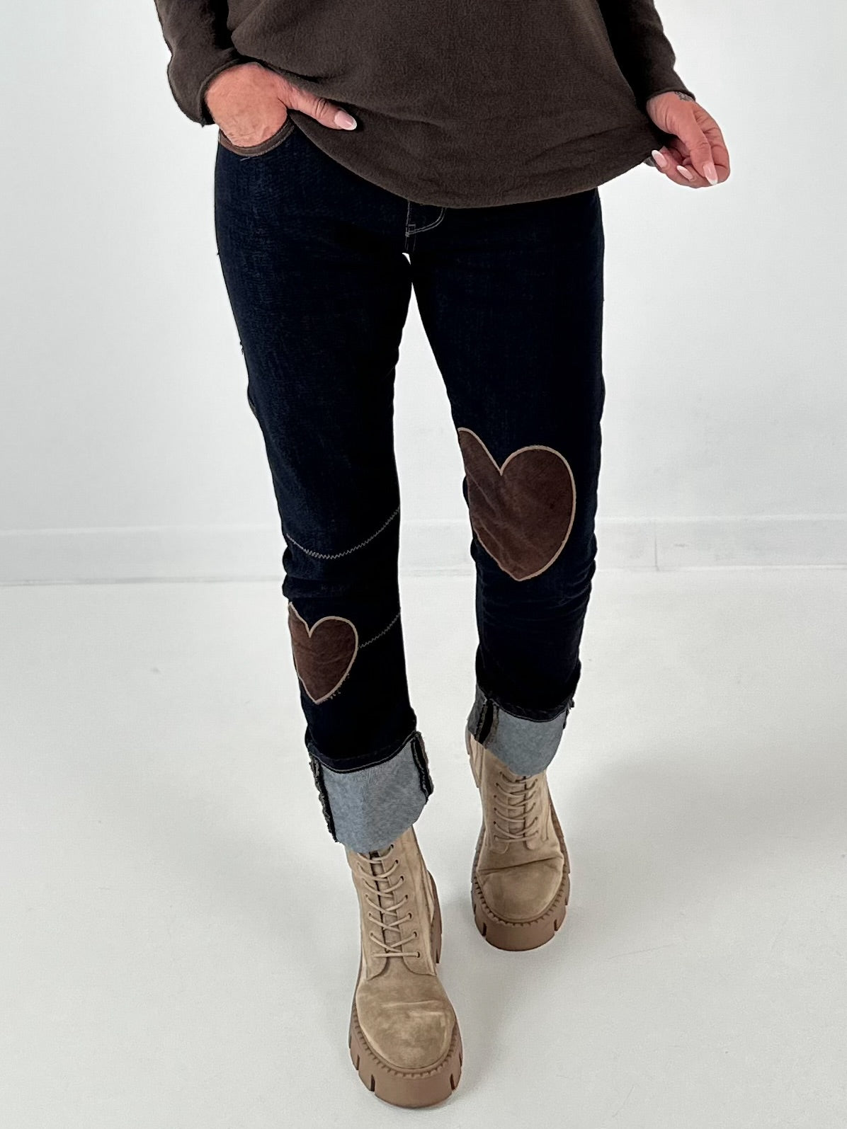Jeans model "Style Heart" - dark denim