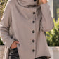 Stylischer asymmetrischer Blazer - taupe