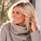 Stylischer asymmetrischer Blazer - taupe