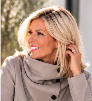 Stylischer asymmetrischer Blazer - taupe