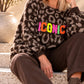 Leo Iconic Sweater - mocha multicolored
