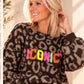 Leo Iconic Sweater - mocha multicolored