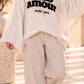 Cozy Club Amour Sweater - beige-mocha