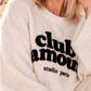 Cozy Club Amour Sweater - beige-mocha