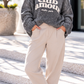 Kuscheliger Pullover Club Amour - anthrazit-beige