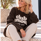 Kuscheliger Pullover Club Amour - mokka-beige