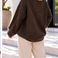 Kuscheliger Pullover Club Amour - mokka-beige