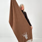XXL sjaal model "Deer" - cappuccino