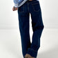 Wide-leg jeans model "Melly" - denim