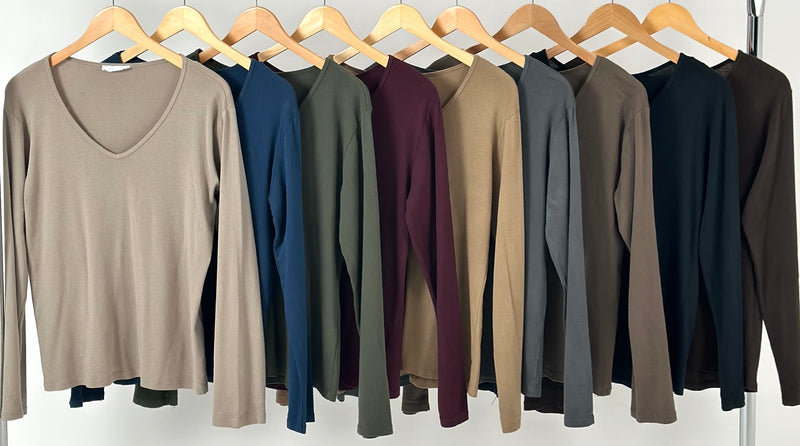 Basis Shirt Model "Nastia" - 9 Kleuren