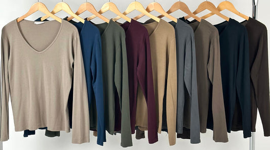 Basis Shirt Model "Nastia" - 9 Kleuren