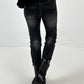 Jeans model "Mirror Sequins" - black